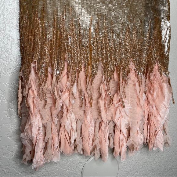 Zara Contrasting Sequin Mini Skirt Limited Edition - Picture 8 of 14